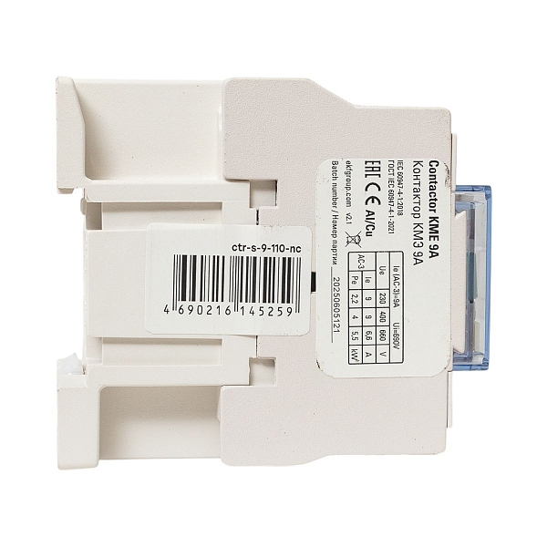 Контактор КМЭ-1 9А 1NC 110В AC EKF