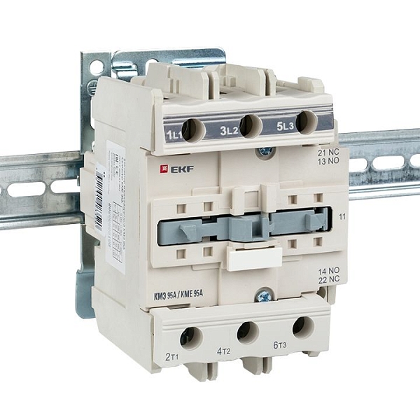 Контактор КМЭ-3 95А 1NO+1NC 230В AC EKF
