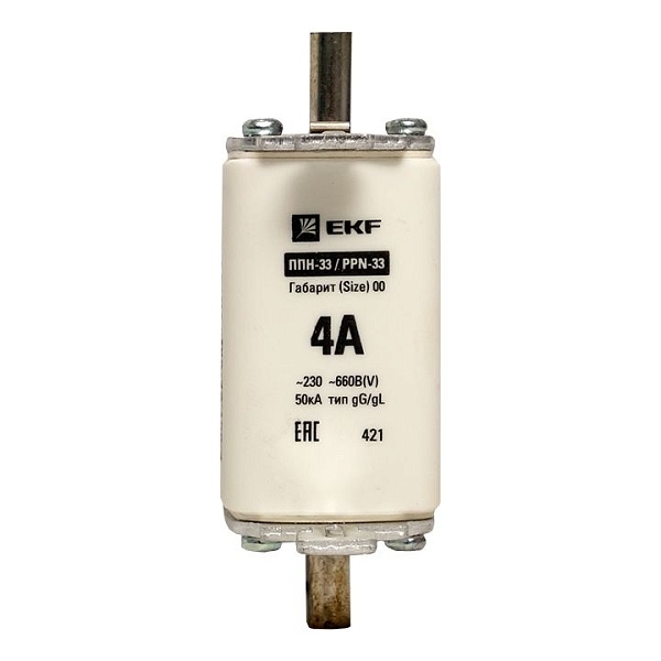 Плавкая вставка ППН-33 160/ 4А габарит 00 EKF 