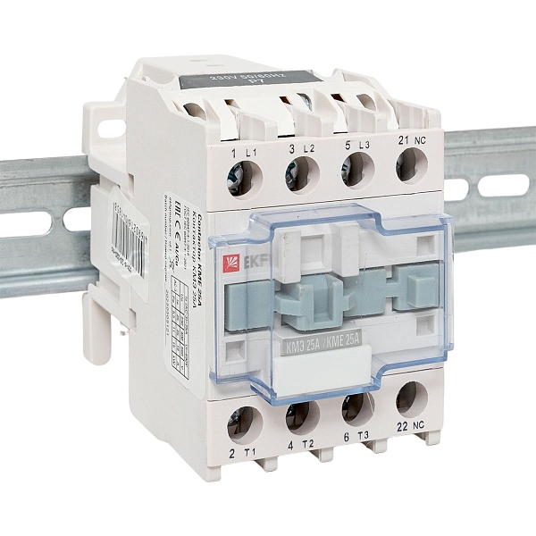 Контактор КМЭ-2 25А 1NC 230В AC EKF