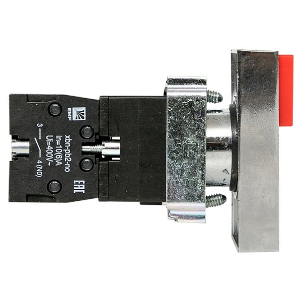 Кнопка LAY5-BW8465 "I-O" прямоугольная 230В NO+NC EKF PROxima
