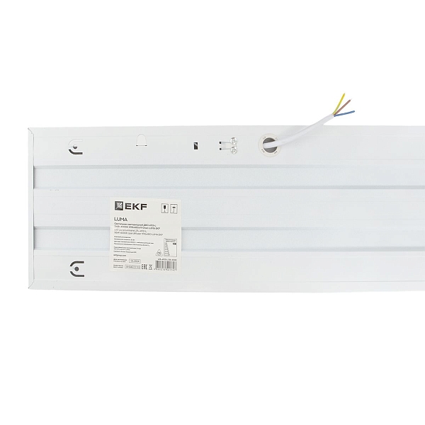 Светильник светодиодный ДВО 4114-L 36Вт 6500К 1195x180x19 опал EKF