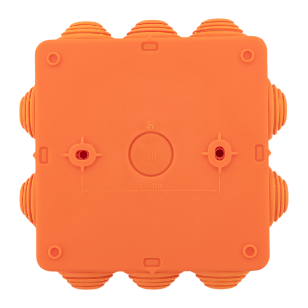 Коробка огнестойкая E45 100x100x50мм с клеммниками 7 полюсов 0,5-10мм2 IP55 HF EKF