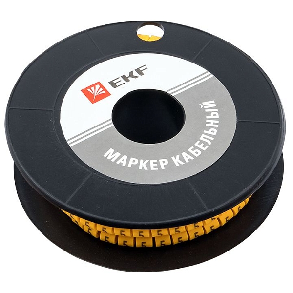Маркер кабельный 2,5 мм2 "2" (1000 шт.) (ЕС-1) EKF PROxima