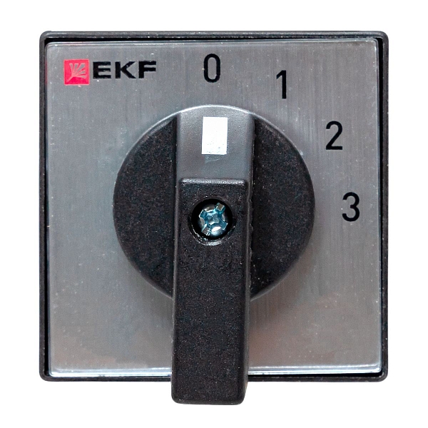 Переключатель кулачковый ПК-1-102 25А 2P «0-1-2-3» IP65 EKF