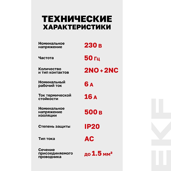 Кнопка модульная КМ-47 (красная) EKF PROxima