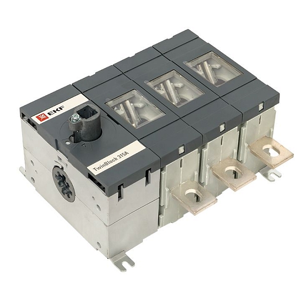 Рубильник 315A 4P без рукоятки управления TwinBlock EKF