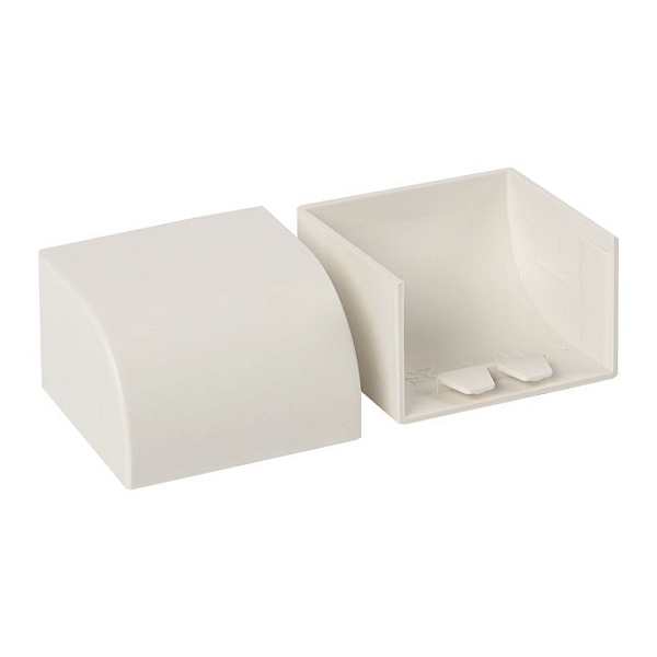 Заглушка (40x25) (4 шт) белая EKF-Plast 