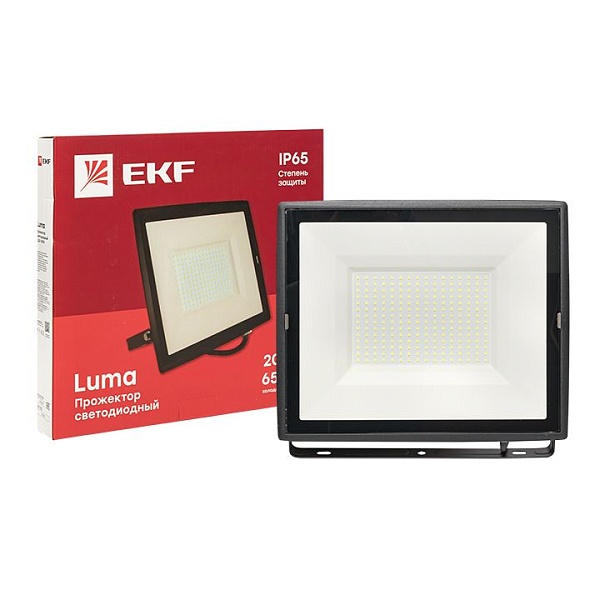 Прожектор светодиодный СДО-3008 200Вт 6500К IP65 LUMA EKF