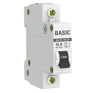 Выключатель нагрузки ВН-29 1P 16А BASIC