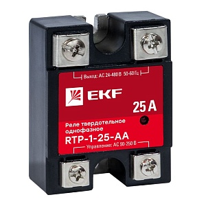 Реле твердотельное однофазное RTP-25-AA EKF PROxima