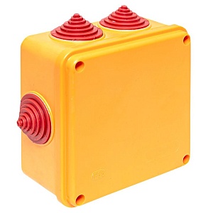 Коробка огнестойкая E90 100x100x50мм, c клеммником 3 полюса 1,5-10 мм2 IP55 EKF