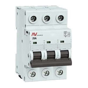 Выключатель нагрузки AVN 3P 25A AVERES EKF 