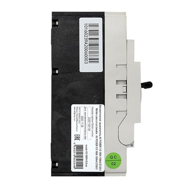 Выключатель автоматический в литом корпусе AV-POWER-1/3 160А 50кА ETU6.0 EKF