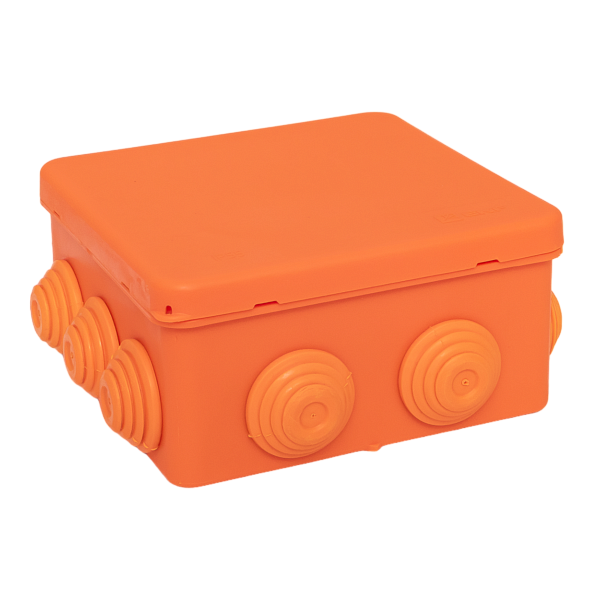 Коробка огнестойкая E45 100x100x50мм с клеммниками 7 полюсов 0,5-10мм2 IP55 HF EKF