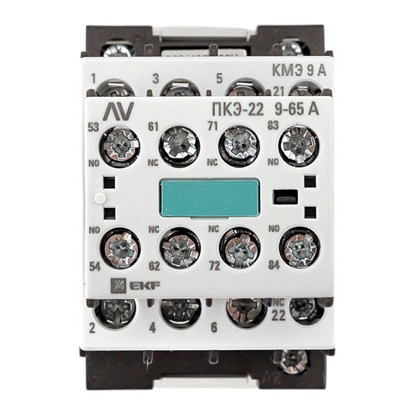 Комплект КМЭ 9А 1NC 400В АС с дополнительными контактами 2НО+2НЗ EKF AVERES