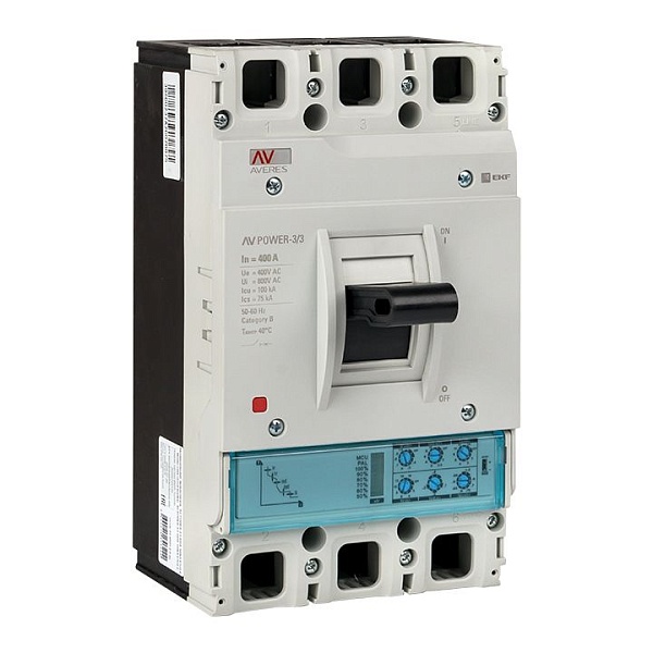 Выключатель автоматический в литом корпусе AV-POWER-3/3 400А 50кА ETU2.0 EKF