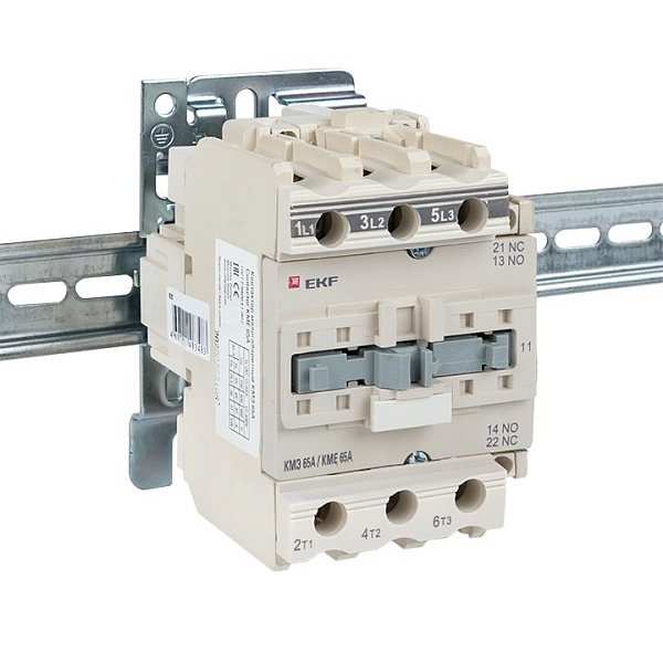 Контактор КМЭ-3 65А 1NO+1NC 230В AC EKF