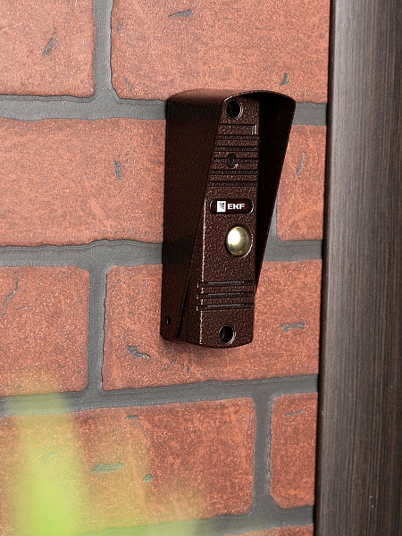 Вызывная видеопанель CPV-01 медь 4пр. 1000TVL IP65 EKF