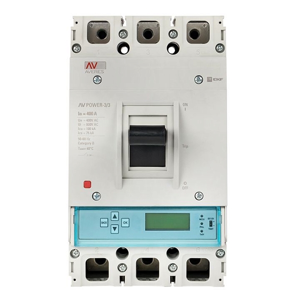 Выключатель автоматический в литом корпусе AV-POWER-3/3 400А 50кА ETU6.0 EKF