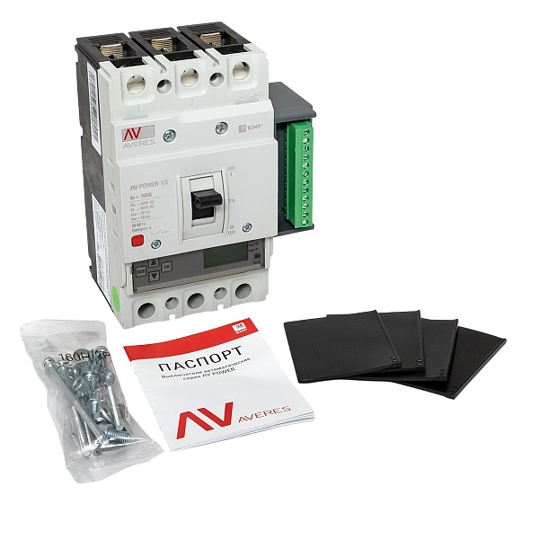Выключатель автоматический в литом корпусе AV-POWER-1/3 160А 50кА ETU6.2 EKF