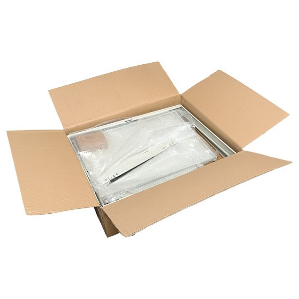 Шкаф настенный 19" TERACOM PRO 15U 600x600 мм дверь стеклянная с замком-ручкой серый