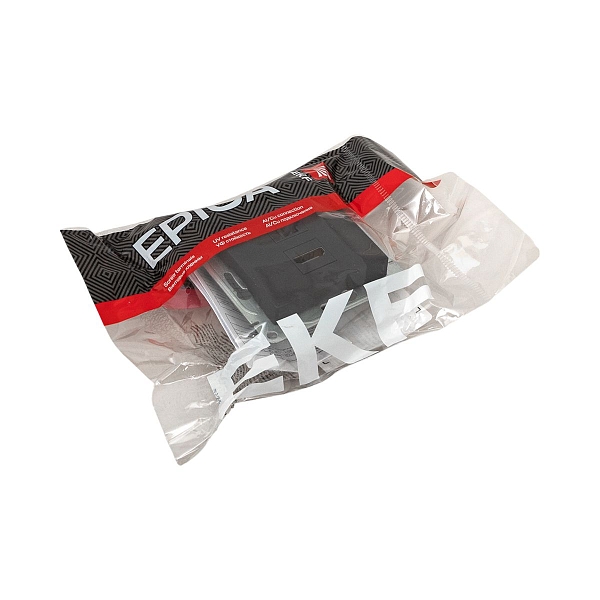 Механизм розетки HDMI+RJ45 (cat5), чёрный Эпика EKF