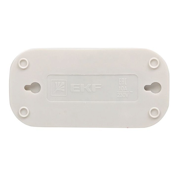 Колодка 2 гн. 10А 2,2кВт б/з Эксперт EKF PROxima