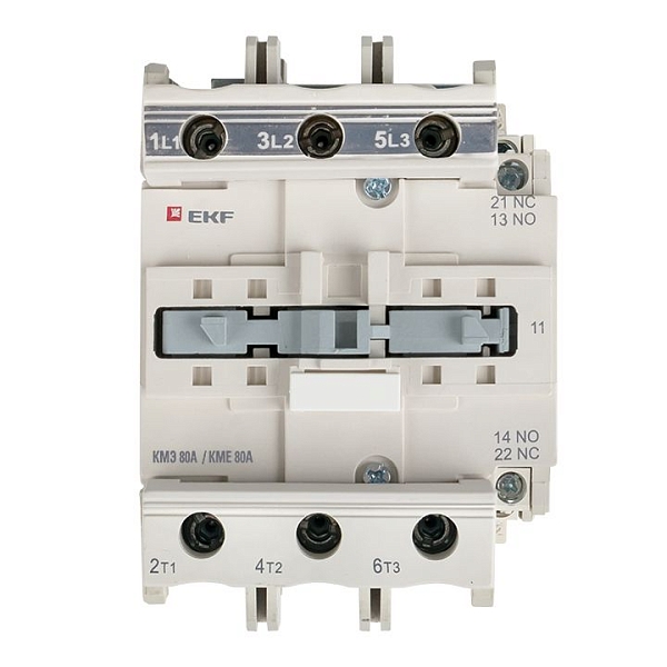 Контактор КМЭ-3 80А 1NO+1NC 400В AC EKF