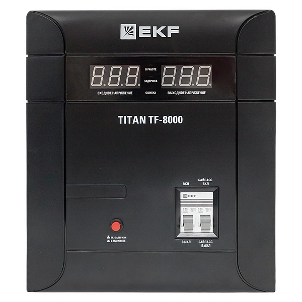 Стабилизатор напряжения симисторный напольного исполенияTITAN -TF-8000 EKF