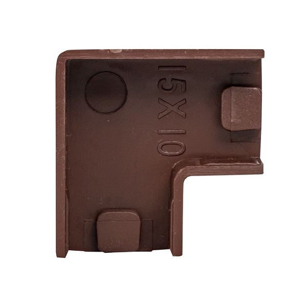 Поворот 90 гр. (15x10) (4 шт) темное дерево EKF-Plast 