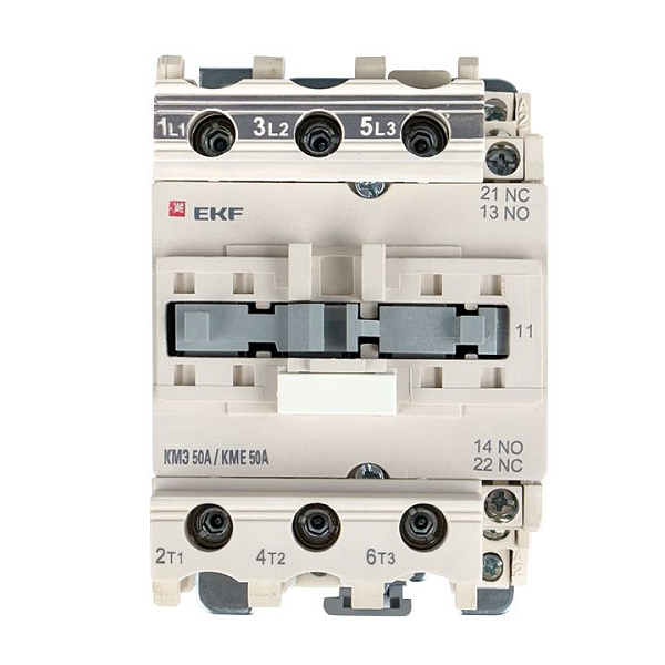 Контактор КМЭ-3 50А 1NO+1NC 110В AC EKF