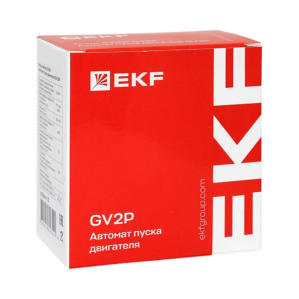 Автомат пуска двигателя GV2P 6,3-10А EKF