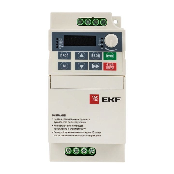 Преобразователь частоты 1,5 кВт 1x230В VECTOR-80 EKF Basic