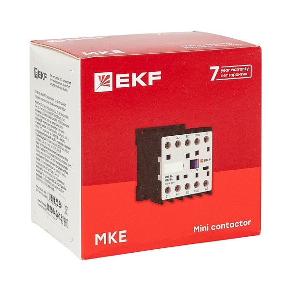 Миниконтактор МКЭ 9А 230В 1NO EKF PROxima
