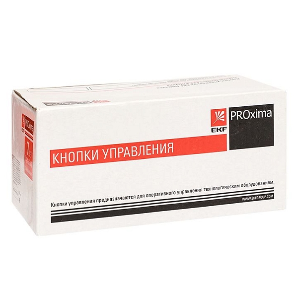 Исполнительный механизм кнопки XB4 "Грибок" красный с фиксацией без подсветки EKF PROxima