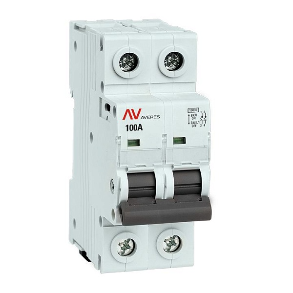 Выключатель нагрузки AVN 2P 100A AVERES EKF 