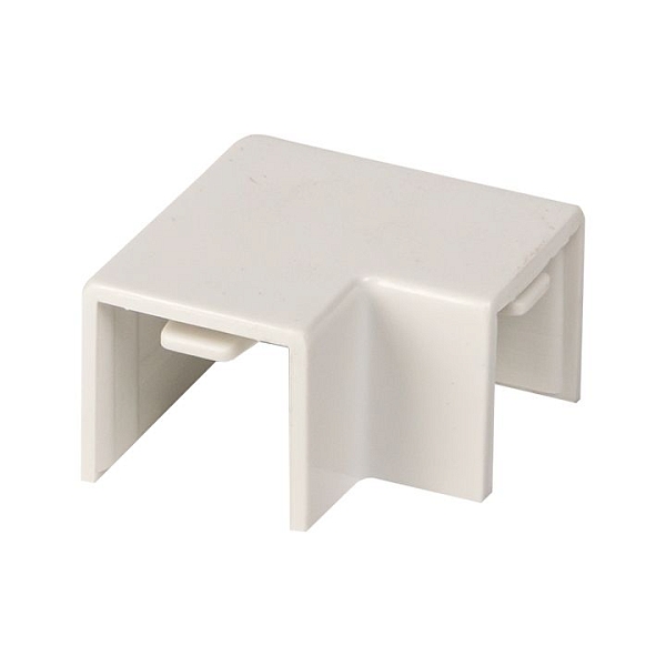Поворот 90 гр. (16x16) (4 шт) белый EKF-Plast 