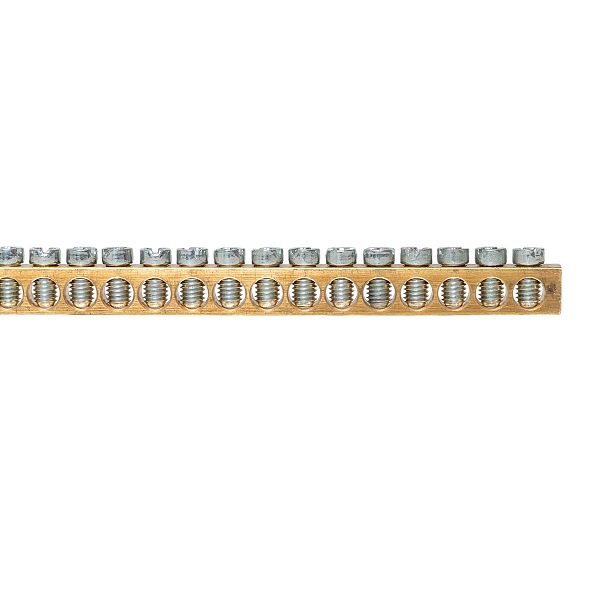 Шина PEN "ноль-земля" (6x9 мм) 1 метр 140 отв. для щитов EKF Nova, Unix, Unix65
