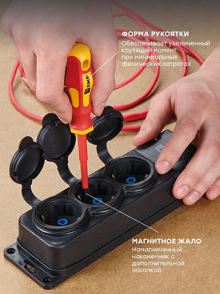 Отвертка Master PH1x80 мм 1000В EKF