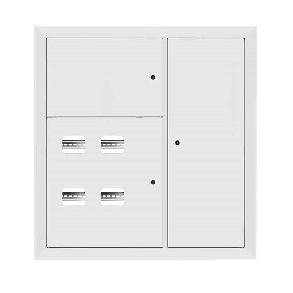 Щит этажный 4 кв. RAL9003 (1000x950x150) EKF Basic