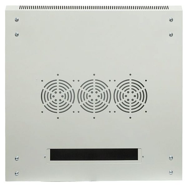 Шкаф настенный 19" TERACOM PRO 15U 600x600 мм дверь стеклянная с замком-ручкой серый