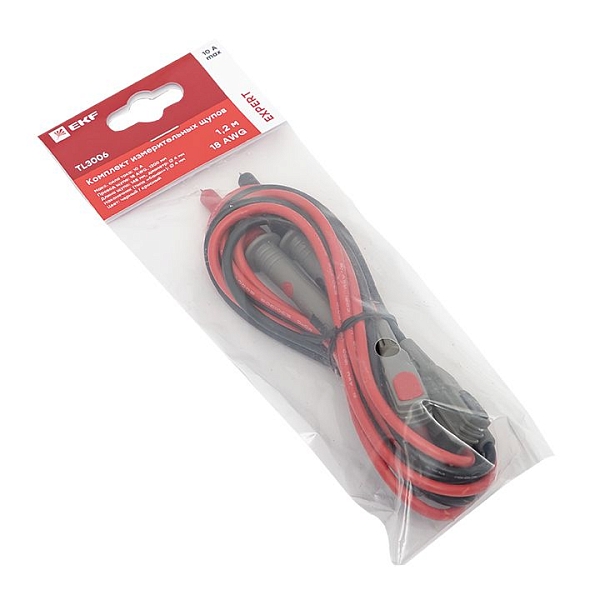 Комплект измерительных щупов TL3006 (1.2м)(18AWG) EKF Expert