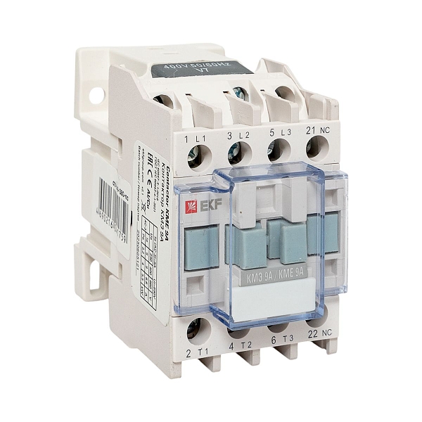 Контактор КМЭ-1 9А 1NC 400В AC EKF
