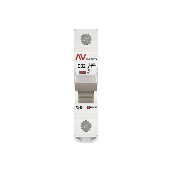 Выключатель автоматический AV-10 1P 32A (D) 10kA EKF AVERES