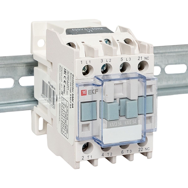 Контактор КМЭ-1 9А 1NC 400В AC EKF