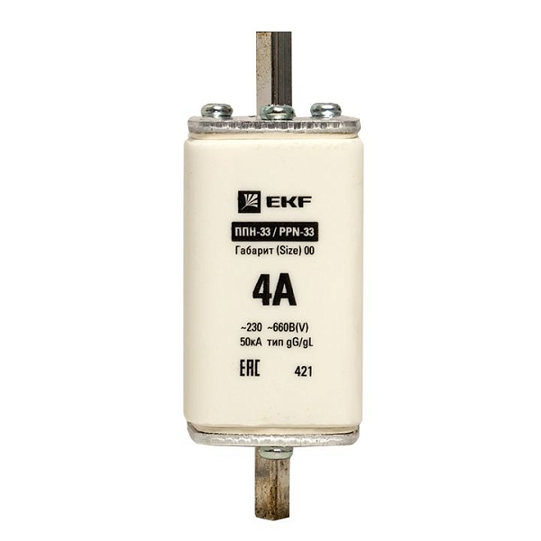Плавкая вставка ППН-33 160/ 4А габарит 00 EKF 