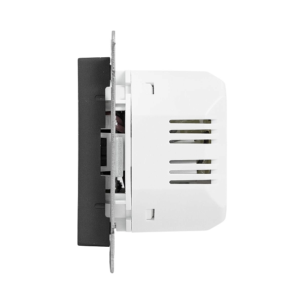 Механизм розетки USB-A+С, чёрный Эпика EKF