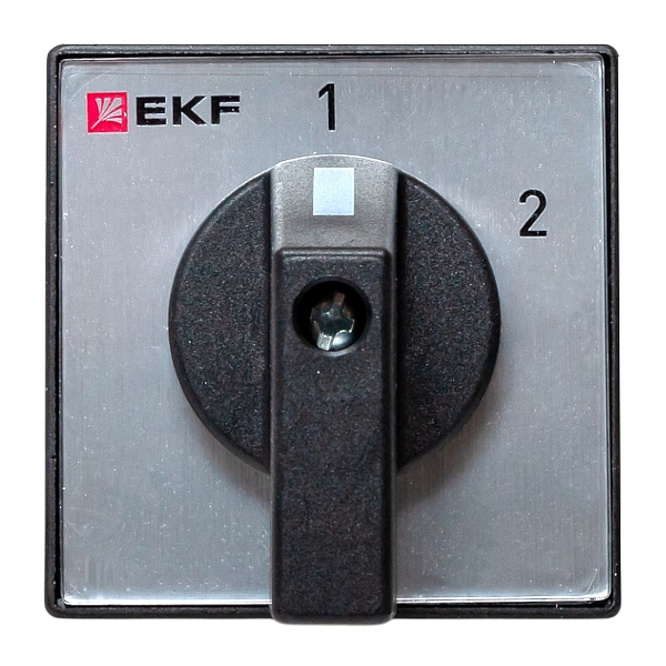 Переключатель кулачковый ПК-1-52 10А 2P «1-2» IP65 EKF
