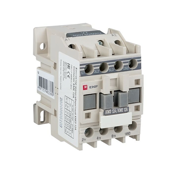 Контактор КМЭ-1 12А 1NO 230В AC EKF